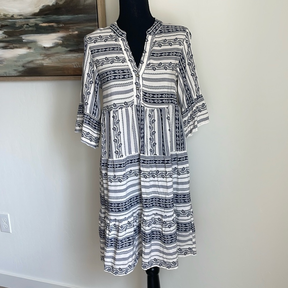Lapis Mini Boho Dress
